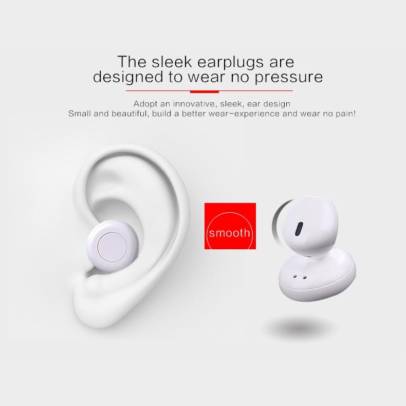 Mini Bluetooth 4.2 In-Ear Stereo Earphone with Charging Box – Single-Ear Wireless Headset
