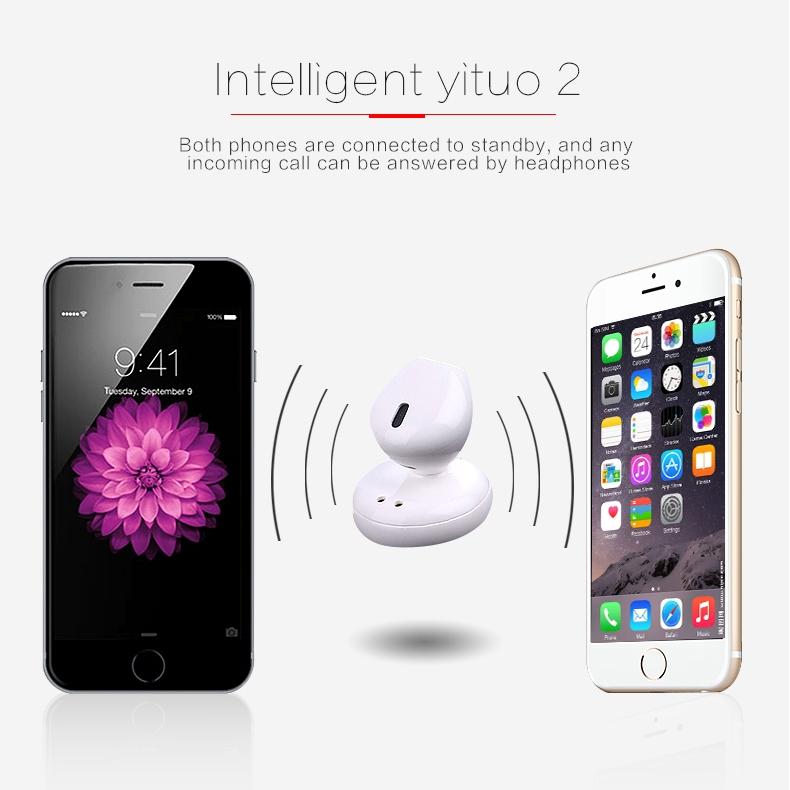 Mini Bluetooth 4.2 In-Ear Stereo Earphone with Charging Box – Single-Ear Wireless Headset