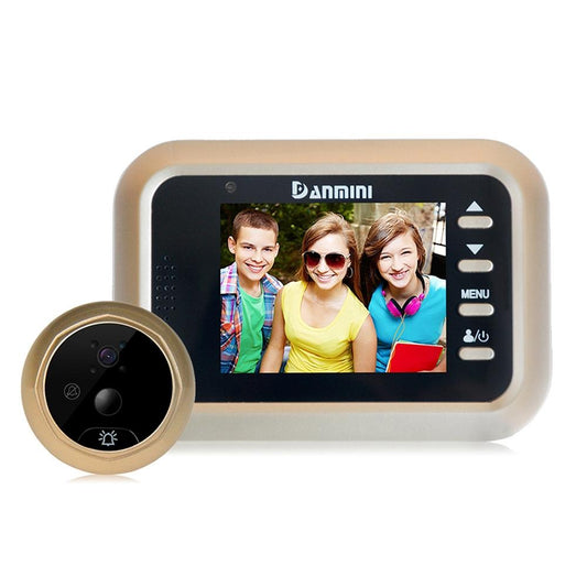 2.4-Inch Color Screen Security Camera with Night Vision & Motion Detection – Supports 32GB TF Card