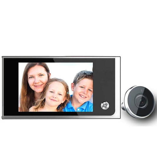 Wireless Smart Video Doorbell with 3.5” Display – Anti-Theft, 2.0MP Camera, Motion Detection, Two-Way Audio