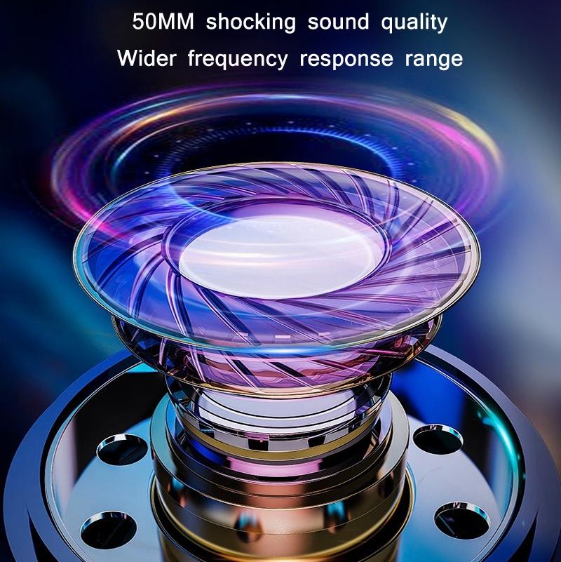 USB Head-Mounted RGB Headset – 3.5mm Wired, Luminous Black, Noise Cancelling Mic, Gaming Compatible