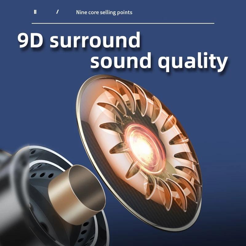 Low Latency Wireless Bluetooth Game Earphones with Colorful Lights. Non-Digital Display, Gaming Headphones