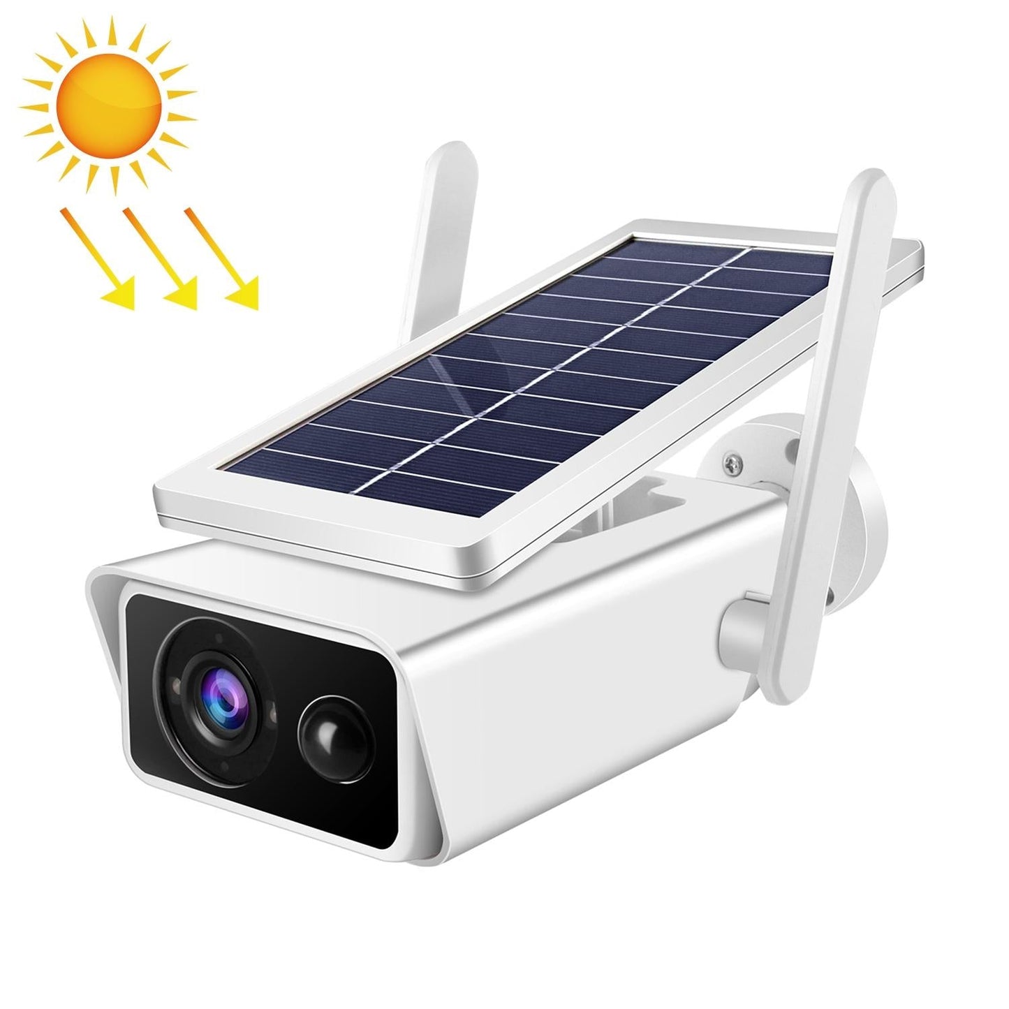 Solar-Powered 1080P WiFi Security Camera – Night Vision & Two-Way Audio Outdoor Surveillance