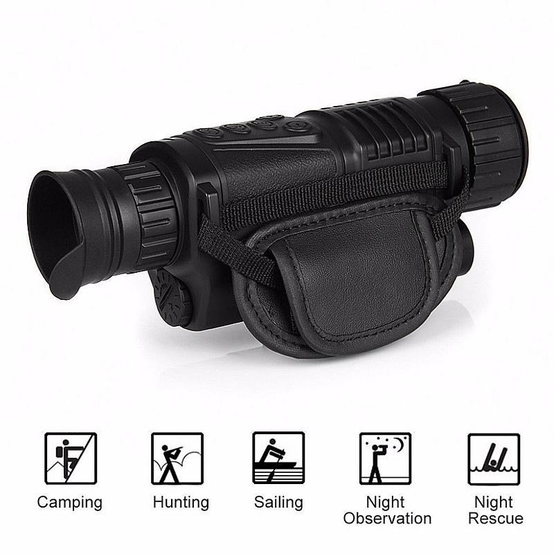 USB Charging Infrared Monocular Telescope – Professional Night Vision Scope for Hunting & Surveillance