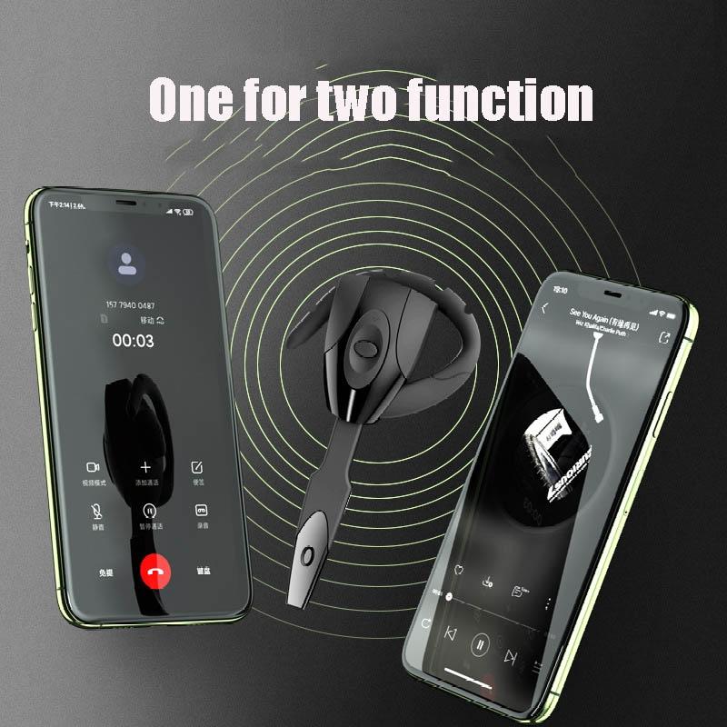 Scorpion Bluetooth 5.0 Earphone – Unilateral Hanging Design, Black Hole Edition