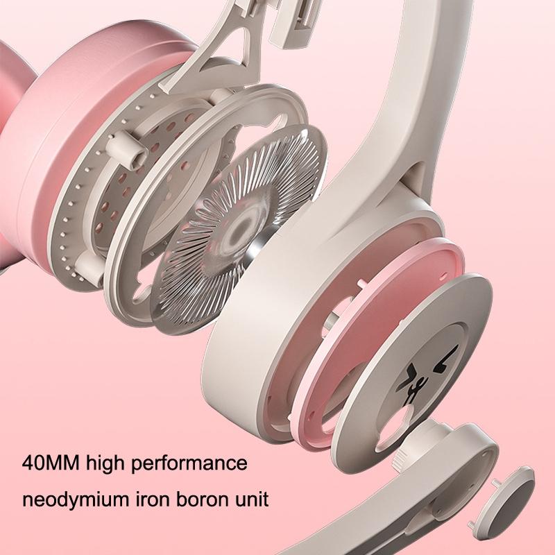 3.5mm Online Class Headset – Blue & Orange, Noise Cancelling, Microphone, Comfortable Fit