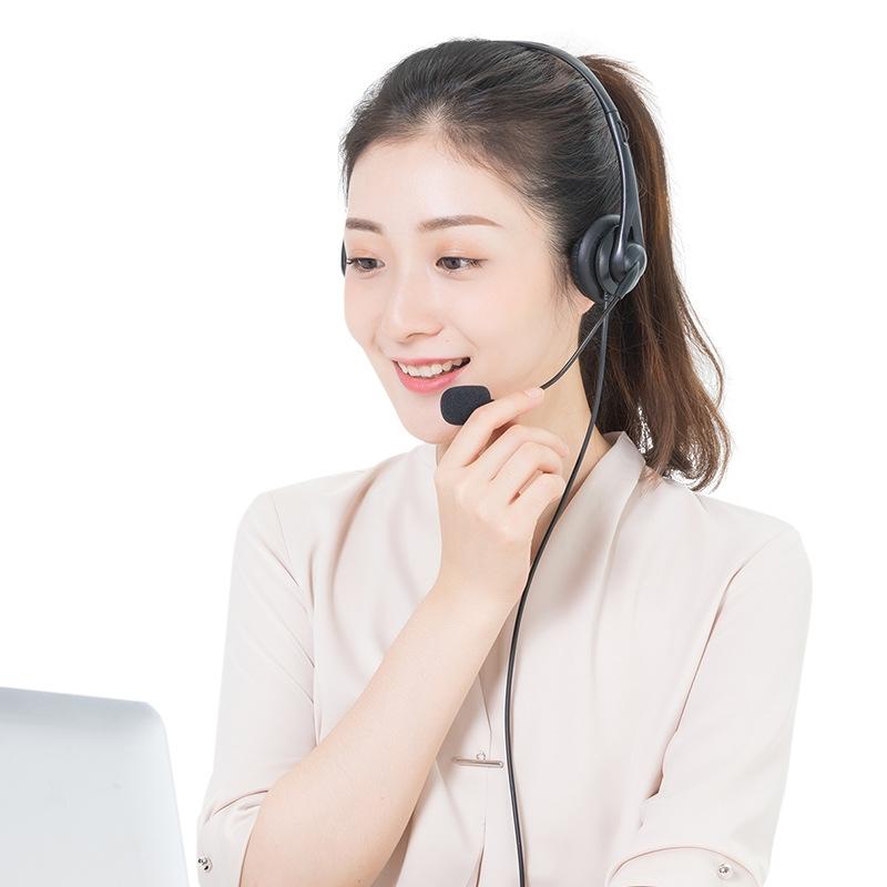 "USB Dual-Ear Headset with Mic – Ideal for Students, Teaching & Office Use, Noise Cancelling, Comfortable Fit