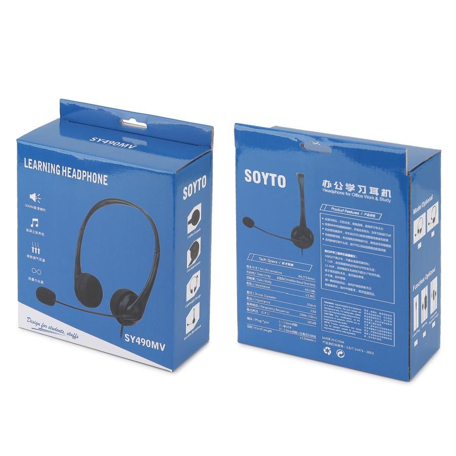 "USB Dual-Ear Headset with Mic – Ideal for Students, Teaching & Office Use, Noise Cancelling, Comfortable Fit