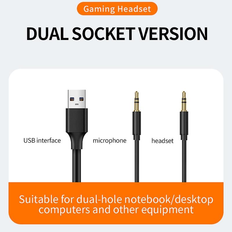 PSH-100 Gaming Earphones with Mic – 3.5mm Jack, Orange, Clear Sound & Comfortable Fit