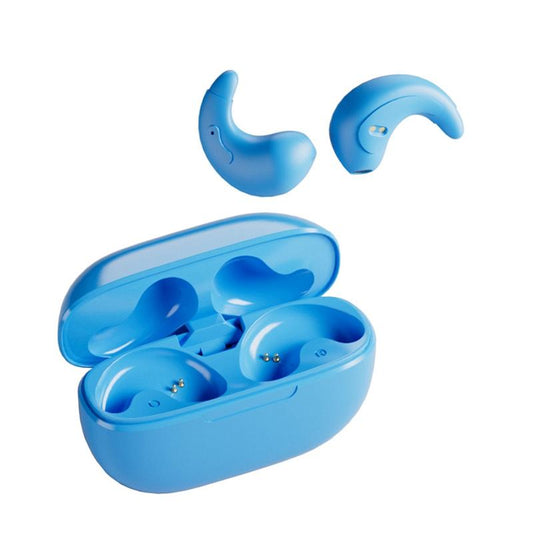Bluetooth Earphones for Restful Sleep with Charging Case – Blue (No Silicone Cover)