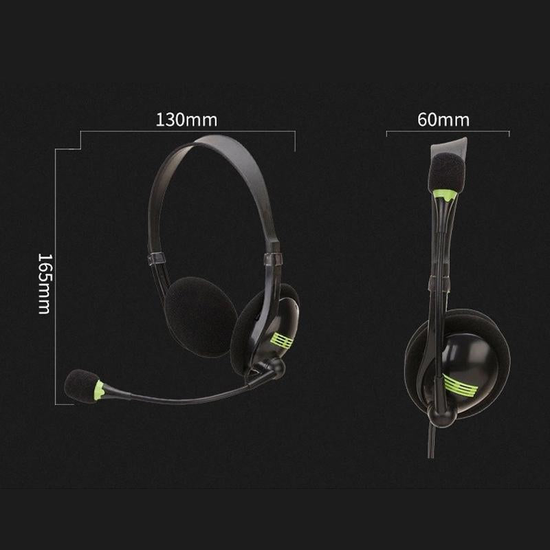 Wired Headset with Mic – Style GAE-109, Clear Sound, Comfortable Fit