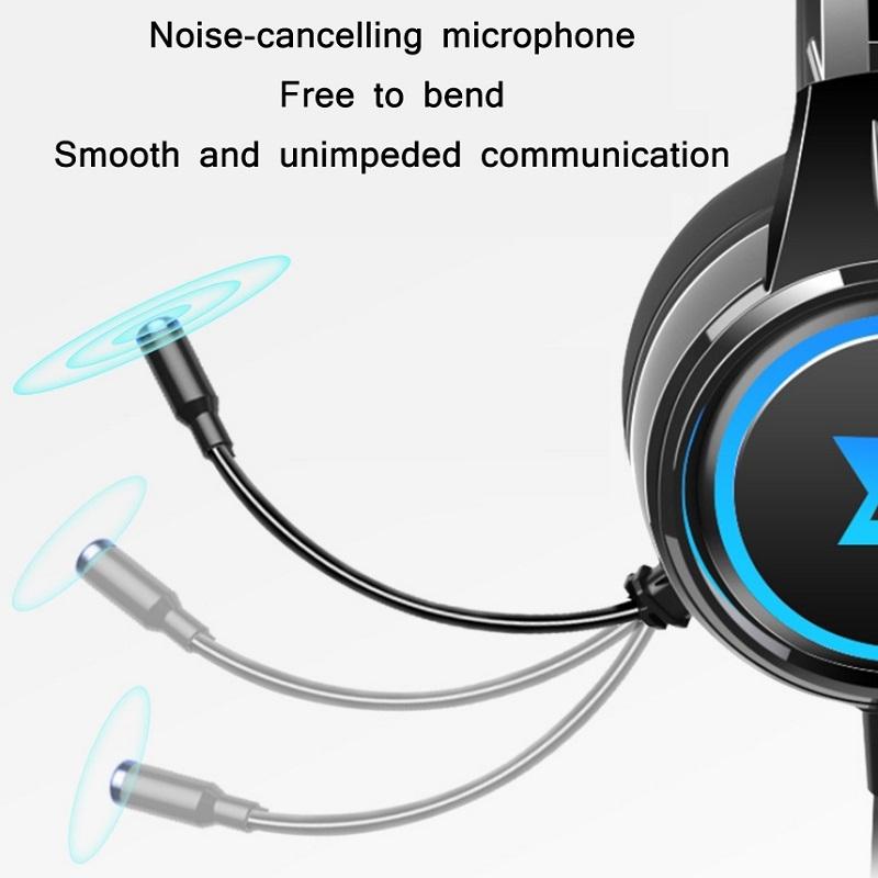 X8 7.1 Surround Sound Gaming Headset with Mic – Stars White, Noise Cancelling, RGB Lights