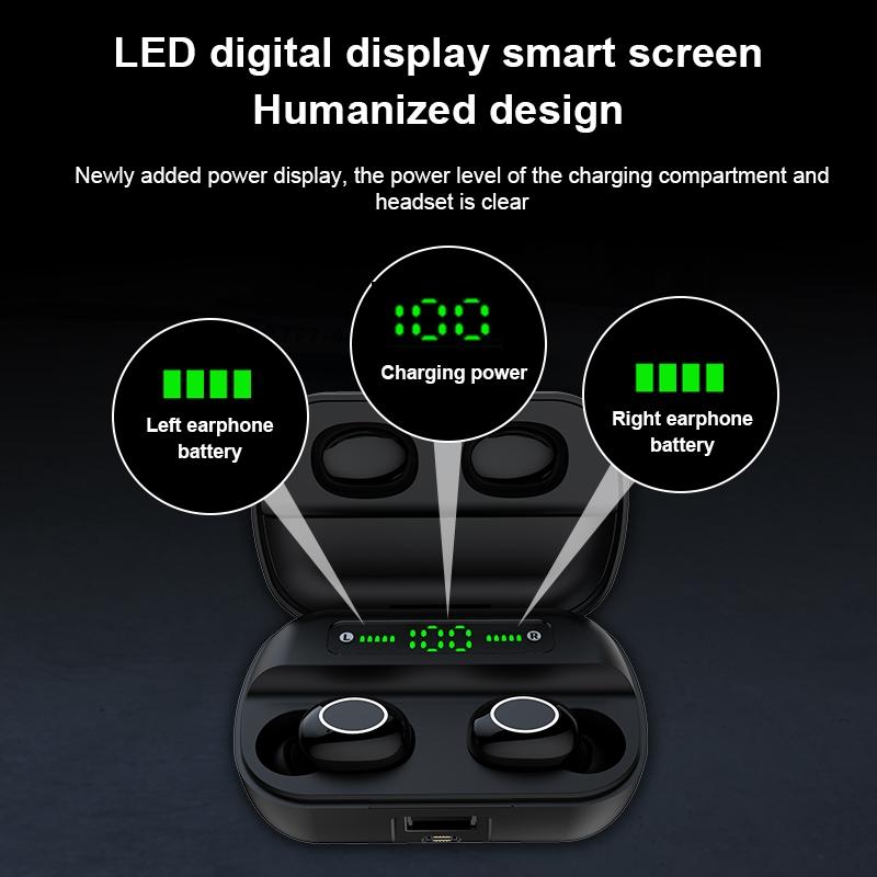 Wireless Touch Control Earbuds with Magnetic Charging Case – Bluetooth In-Ear Headphones
