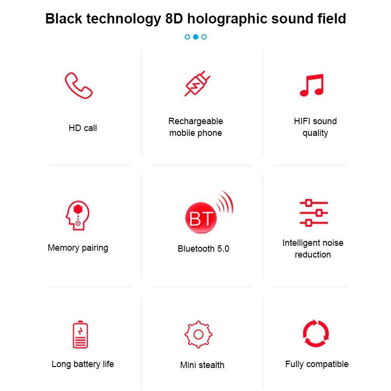 Wireless Touch Control Earbuds with Magnetic Charging Case – Bluetooth In-Ear Headphones
