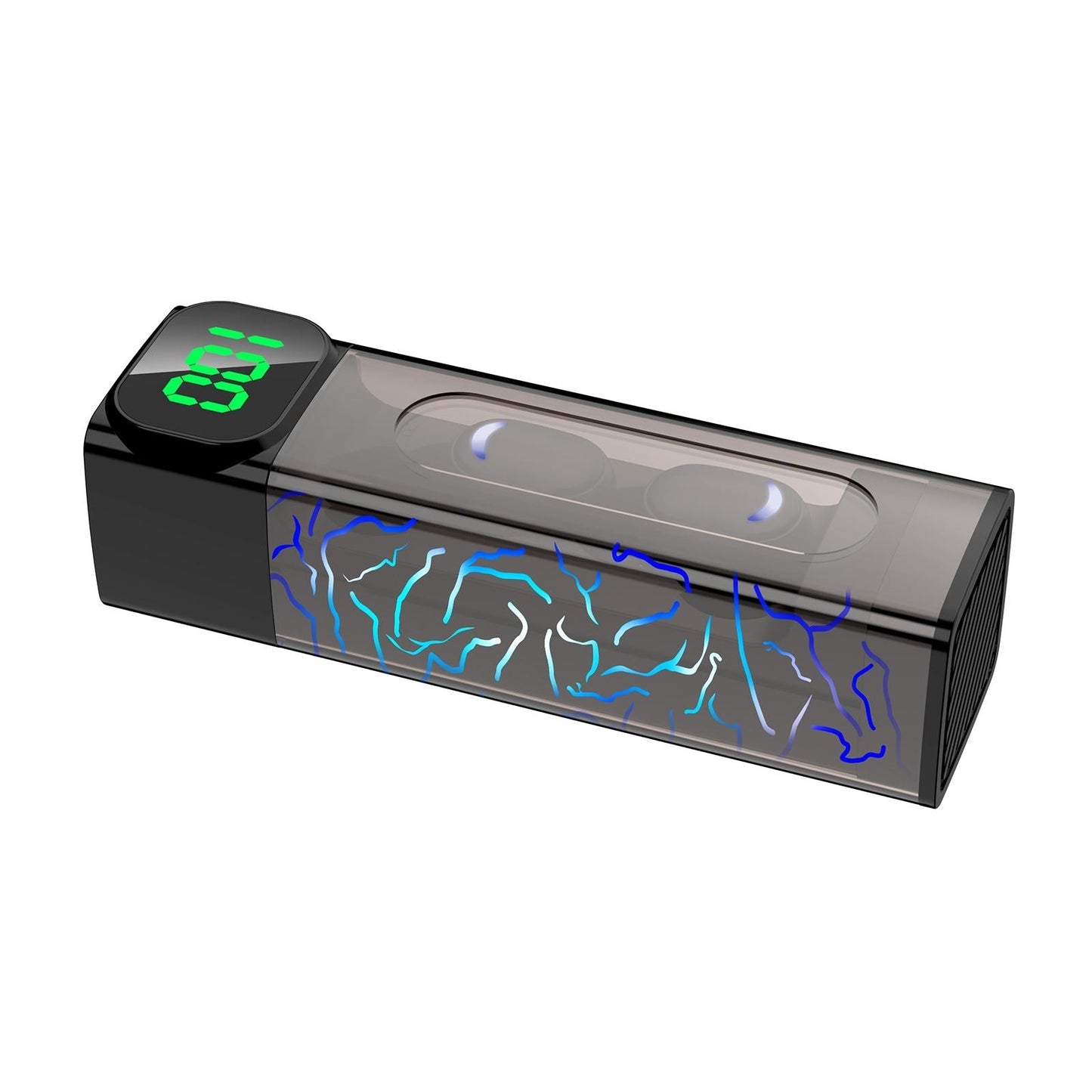 Intelligent Bluetooth Earphones with Digital Display – TWS Wireless In-Ear Headphones (Colorful Design)