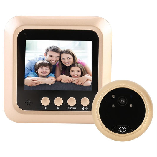 Smart WiFi Video Doorbell – Night Vision, Motion Detection, Video Messaging, Multi-Language Support, 32GB TF Card Included
