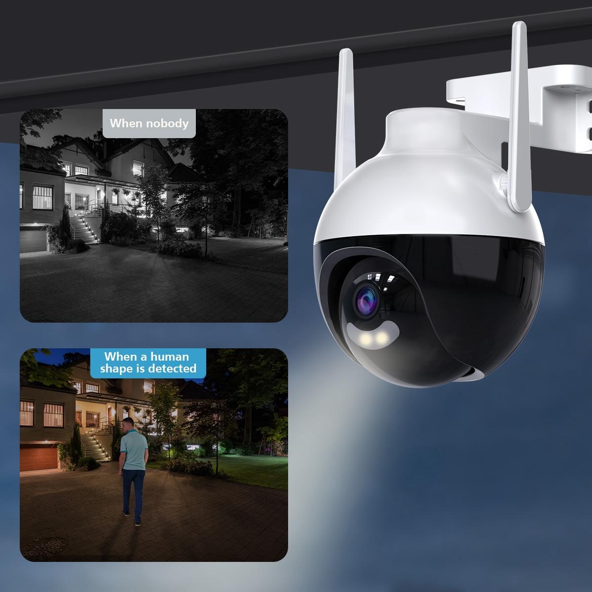 Wireless HD Smart Camera – 8MP WiFi Surveillance Camera with Night Vision & Motion Detection