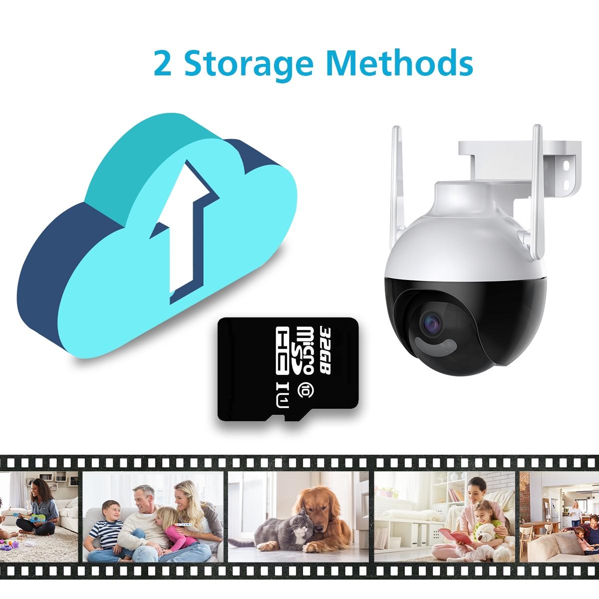 Wireless HD Smart Camera – 8MP WiFi Surveillance Camera with Night Vision & Motion Detection