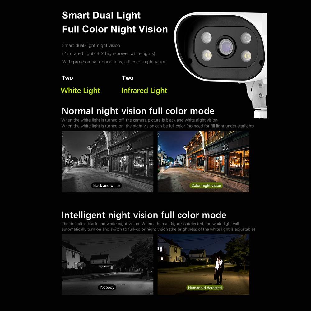 4MP Waterproof Bullet Security Camera – Night Vision, IP66 Weatherproof, HD Surveillance for Outdoor/Indoor Use