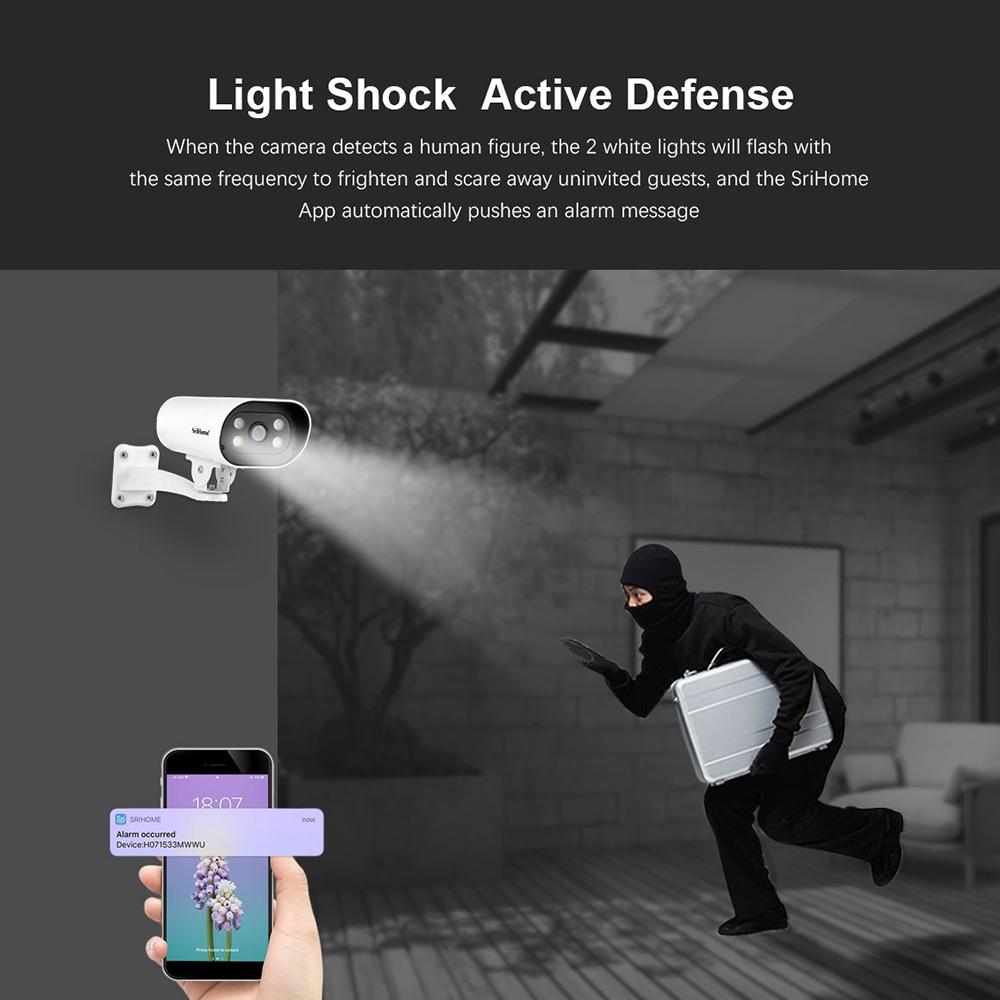 4MP Waterproof Bullet Security Camera – Night Vision, IP66 Weatherproof, HD Surveillance for Outdoor/Indoor Use