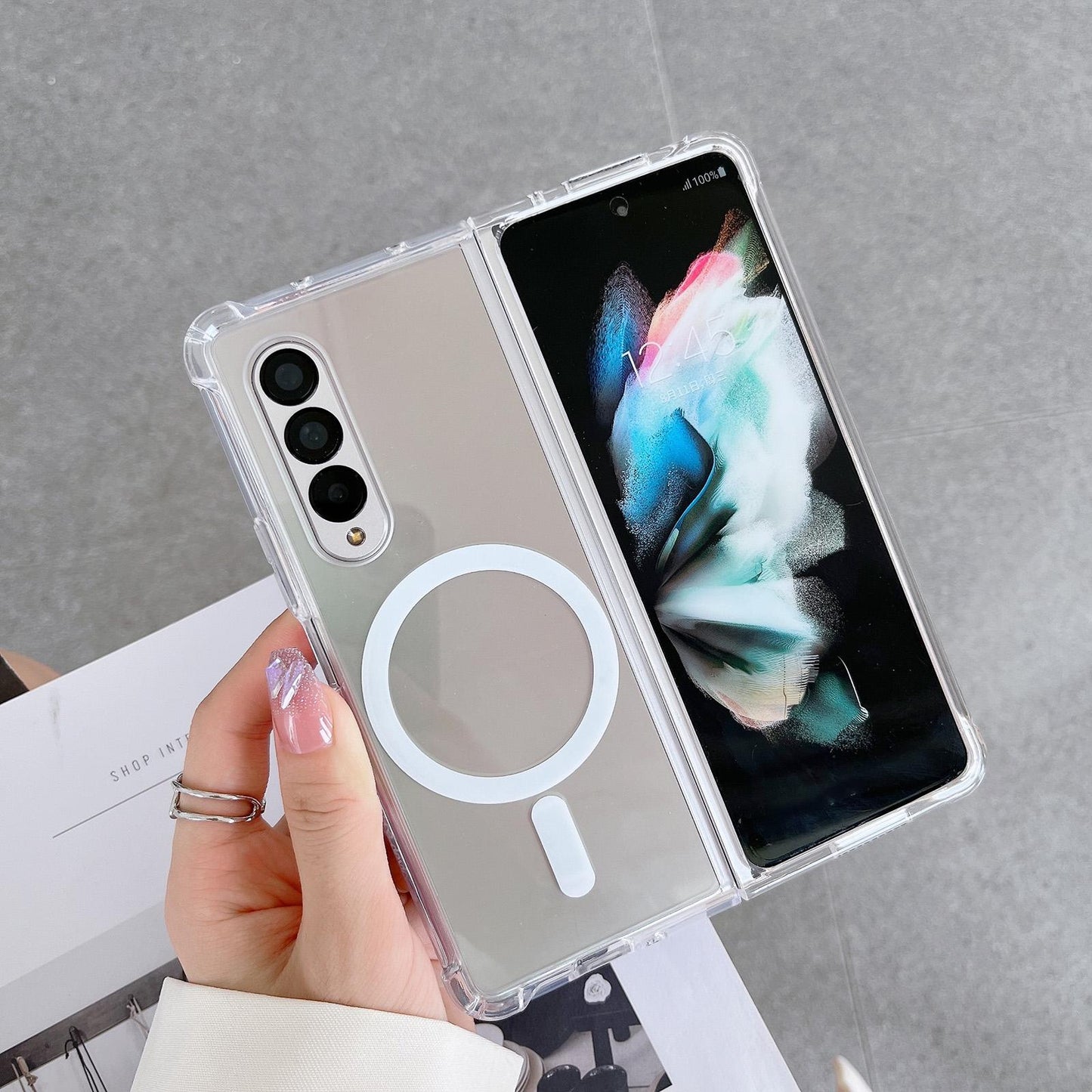 Shockproof Magnetic Case for Samsung Galaxy Z Fold4 5G – Slim & Durable Protection