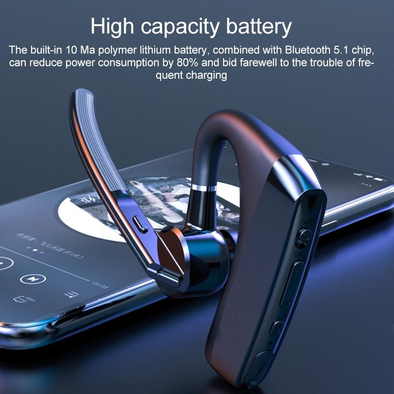 K5C Wireless TWS Earhook Bluetooth Earphones – CSR3020 Chip, Secure Fit, Clear Sound, Long Battery Life