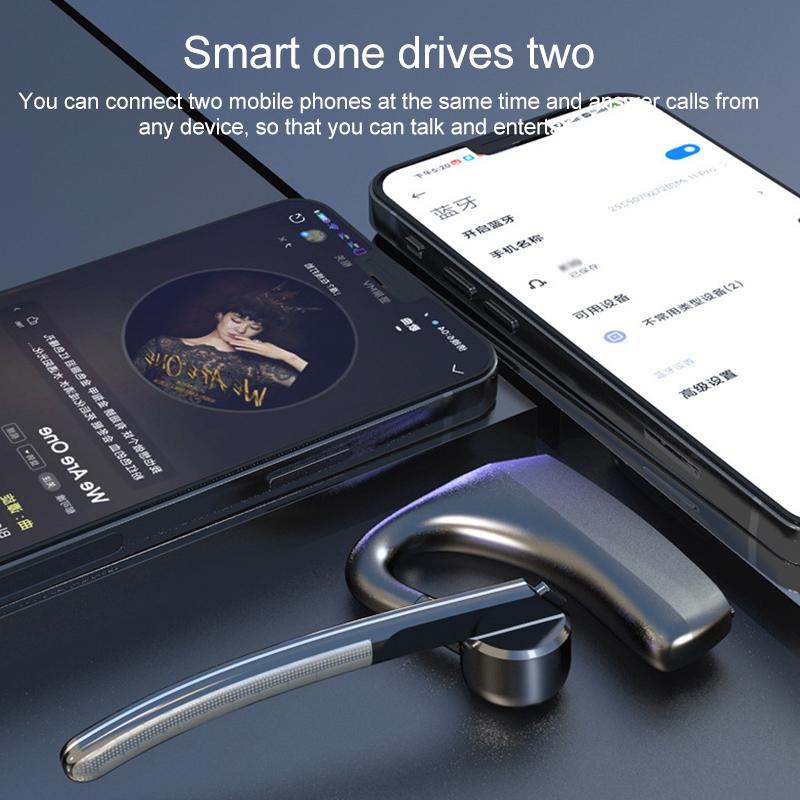 K5C Wireless TWS Earhook Bluetooth Earphones – CSR3020 Chip, Secure Fit, Clear Sound, Long Battery Life