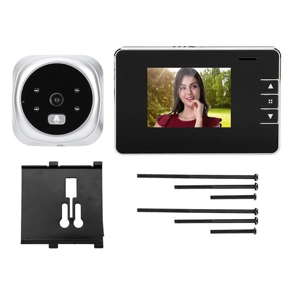 Digital Peephole Doorbell with 2.8-Inch Screen & 0.3MP Camera – Indoor Door Viewer for Home Security