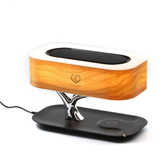 Bluetooth Speaker Desk Lamp with Wireless Charging – AU Plug, Touch Control & Dimmable Light