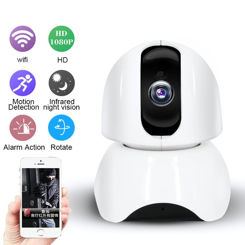 HD Rotatable Smart P2P WiFi Network Security Camera with Remote Access