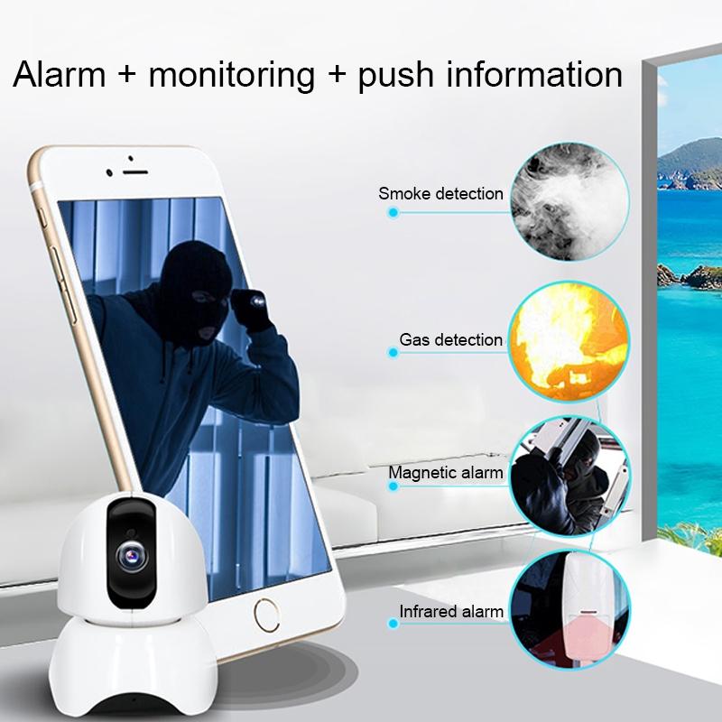 HD Rotatable Smart P2P WiFi Network Security Camera with Remote Access