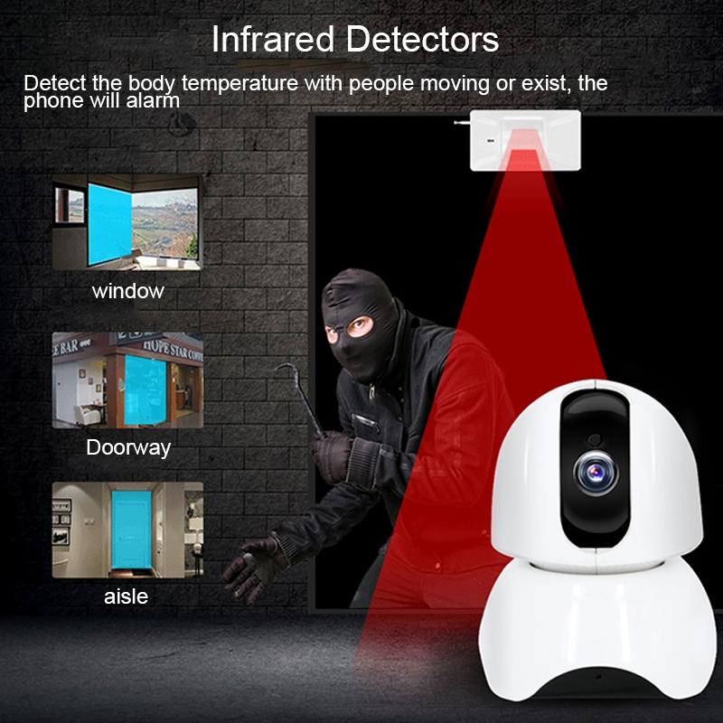 HD Rotatable Smart P2P WiFi Network Security Camera with Remote Access