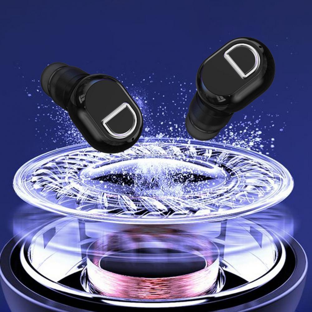 Mini Bluetooth Earphone – HD Call Quality, Compact Wireless Earbud – Black