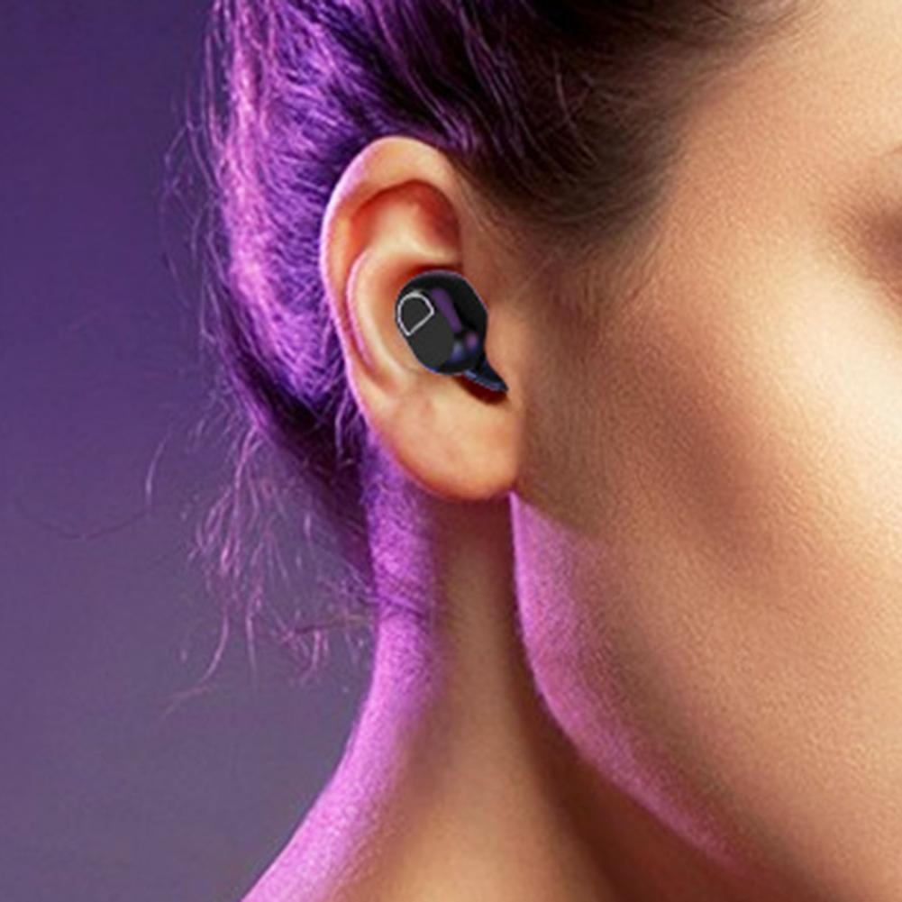 Mini Bluetooth Earphone – HD Call Quality, Compact Wireless Earbud – Black