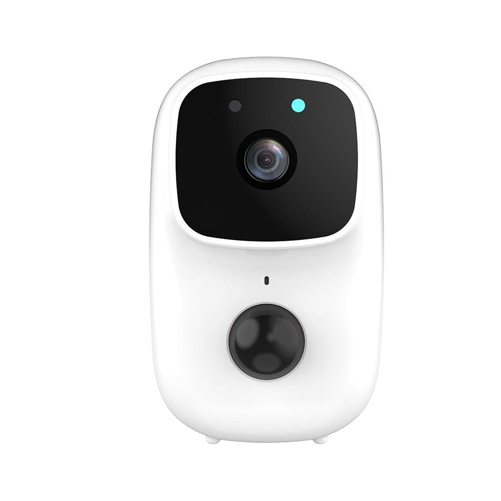 Low-Power Battery-Powered Security Camera – PIR Motion Detection, Two-Way Intercom, Wireless Surveillance