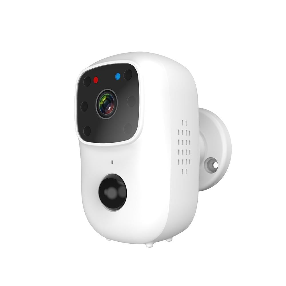 Low-Power Battery-Powered Security Camera – PIR Motion Detection, Two-Way Intercom, Wireless Surveillance