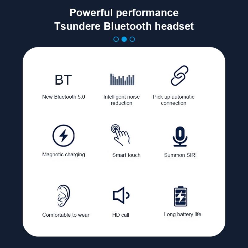 Q83 Wireless Sports Bluetooth Earphones with Charging Box – Sweatproof, Clear Sound, Long Battery Life