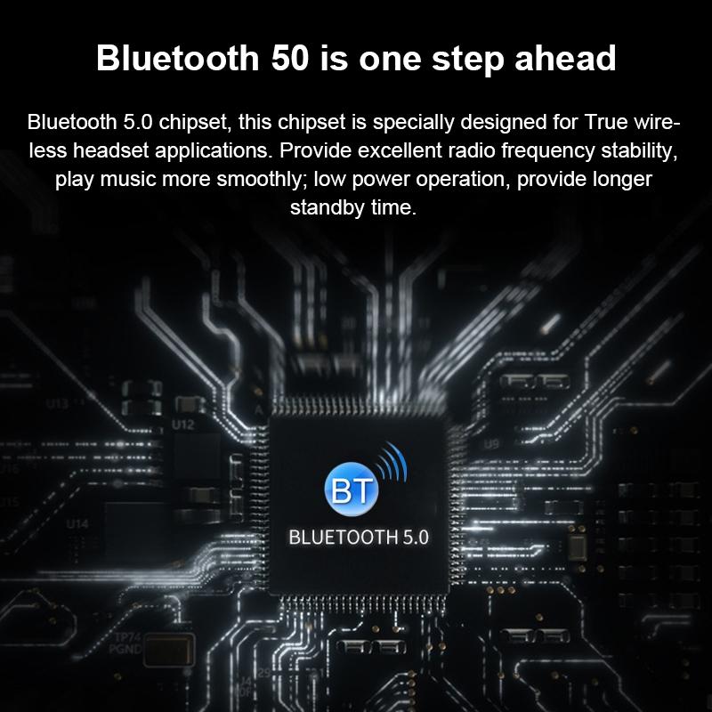 Q83 Wireless Sports Bluetooth Earphones with Charging Box – Sweatproof, Clear Sound, Long Battery Life