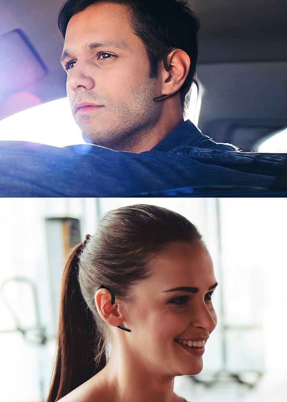 Wireless Bluetooth Earphone – Business Style Ear-Hanging Headset