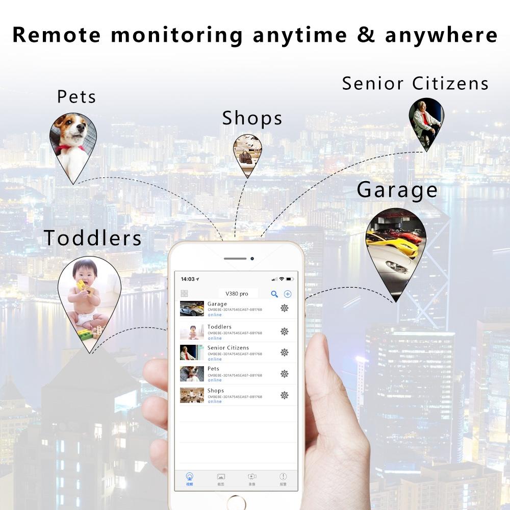1080P Mini WiFi Security Camera with IR-Cut Filter & Night Vision for Indoor Surveillance