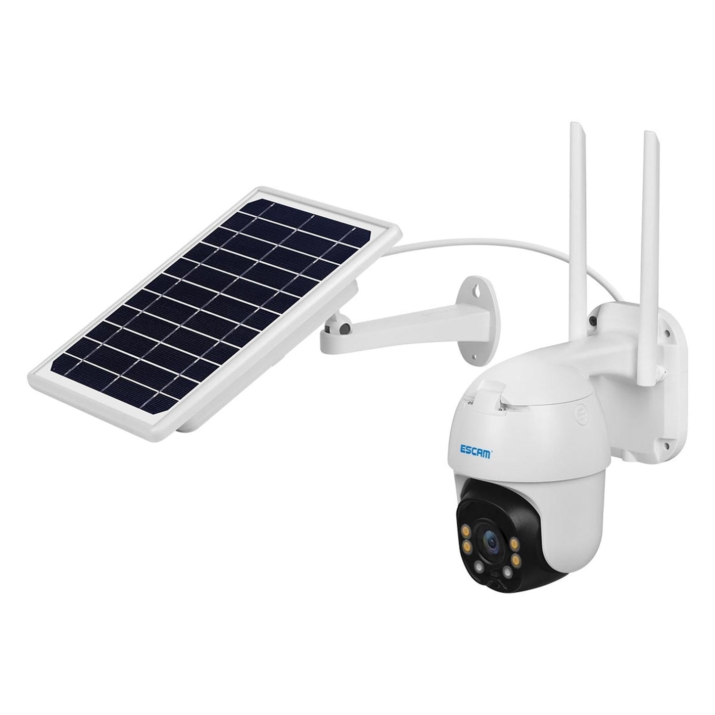 Waterproof WiFi Solar Security Camera – Night Vision, Motion Detection, 2-Way Audio, PTZ Control