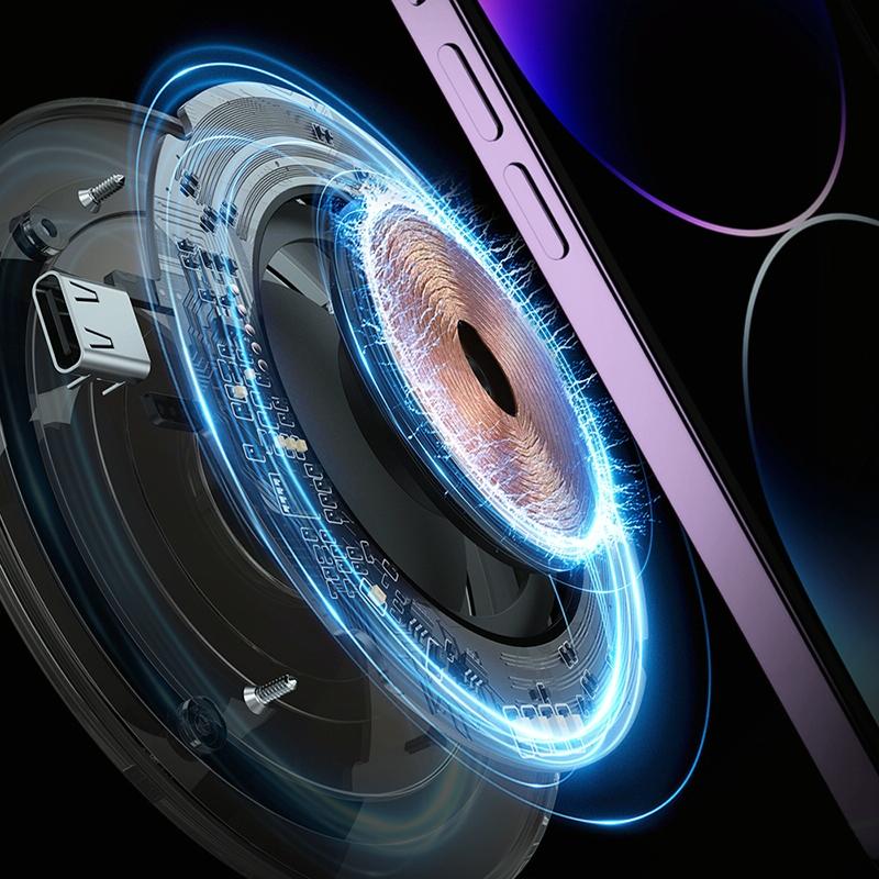 15W Desktop Wireless Charger with Sleek Design | Fast Qi Charging Pad for Phones & Devices
