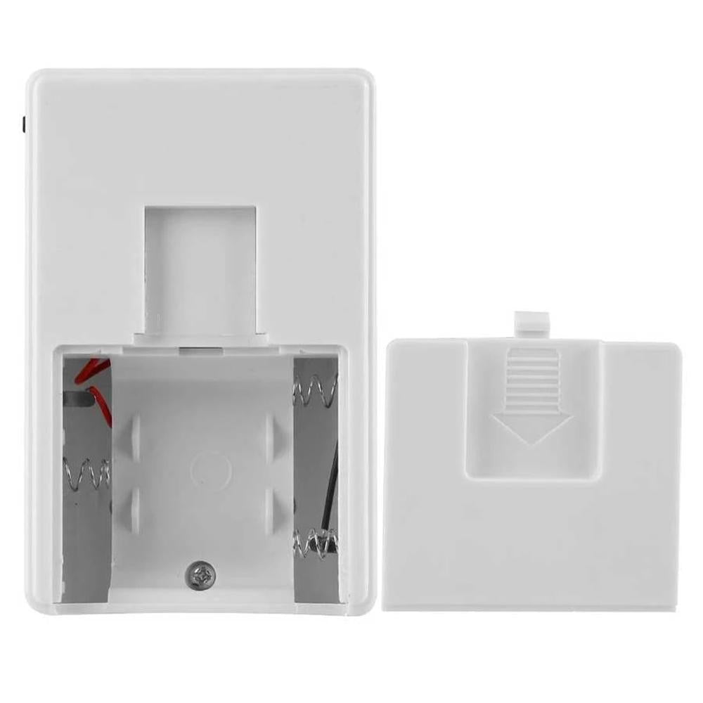 Electronic Infrared Motion Sensor Doorbell – Automatic Guest Welcome Chime – Wireless Entry Alert System – White