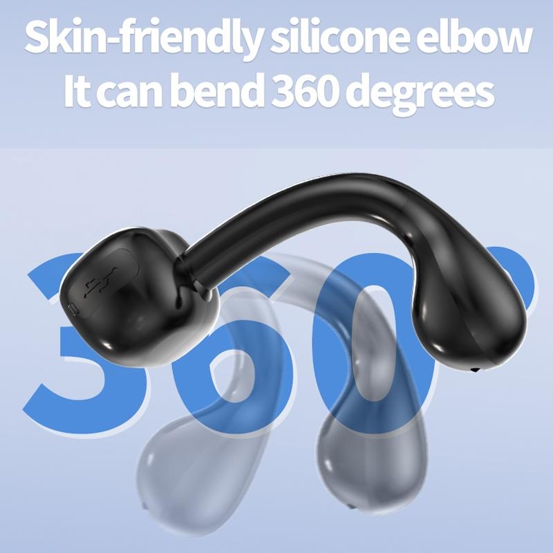 M10 Waterproof Bluetooth Earphones with Ear Clip – Secure Fit Wireless Sport Headphones