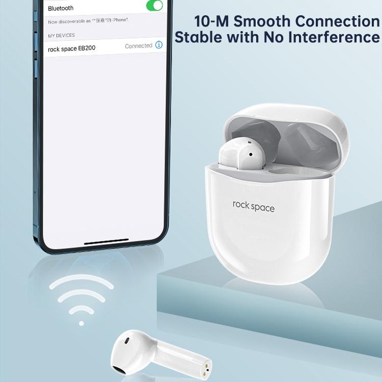 EB200 Wireless Earbuds with Charging Case – Bluetooth 5.0, Clear Sound, Long Battery Life, Compact Design