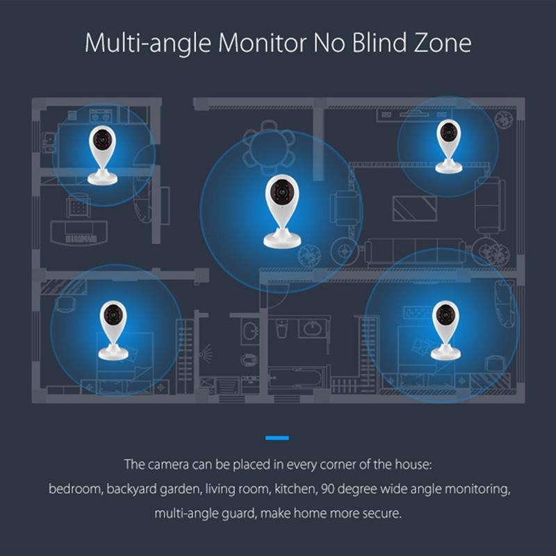 Wireless IP Security Camera – Night Vision, Remote Control, WiFi Surveillance, Motion Alerts
