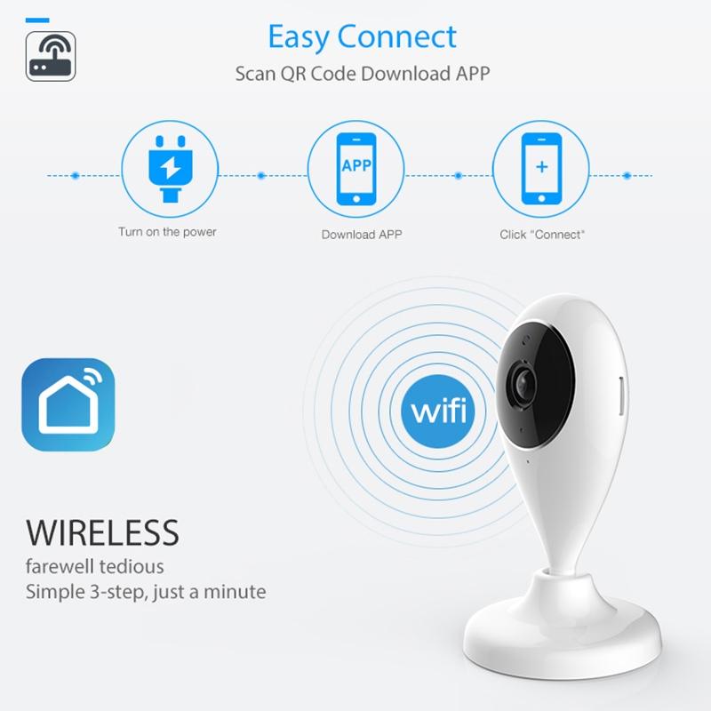 Wireless IP Security Camera – Night Vision, Remote Control, WiFi Surveillance, Motion Alerts