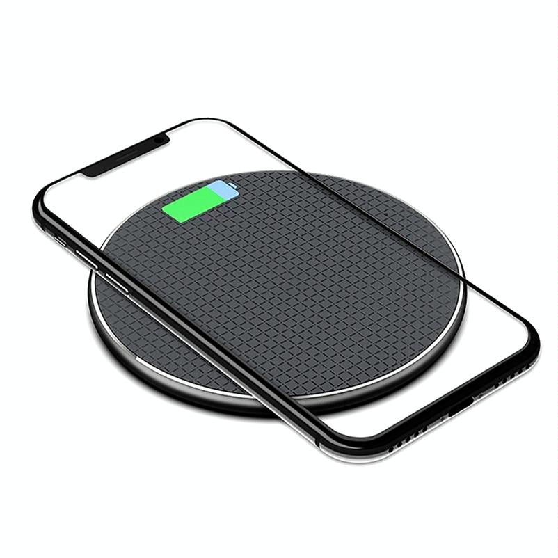 10W Non-Slip Wireless Charger with Smart Cooling | Fast Qi Charging Pad for Phones