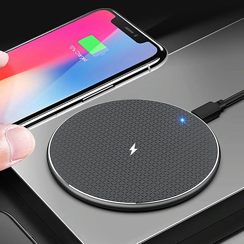 10W Non-Slip Wireless Charger with Smart Cooling | Fast Qi Charging Pad for Phones