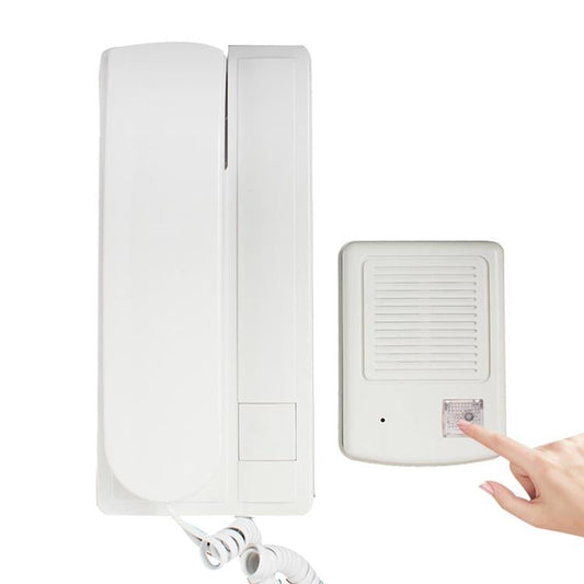 Single-Family Wired Intercom Doorbell – Non-Visual Audio Entry System for Home Security